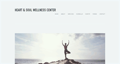 Desktop Screenshot of heartandsoulwellness.biz