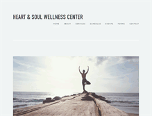 Tablet Screenshot of heartandsoulwellness.biz